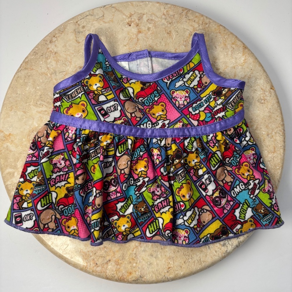 Build A Bear Workshop Kabu Comic Strip Dress‎